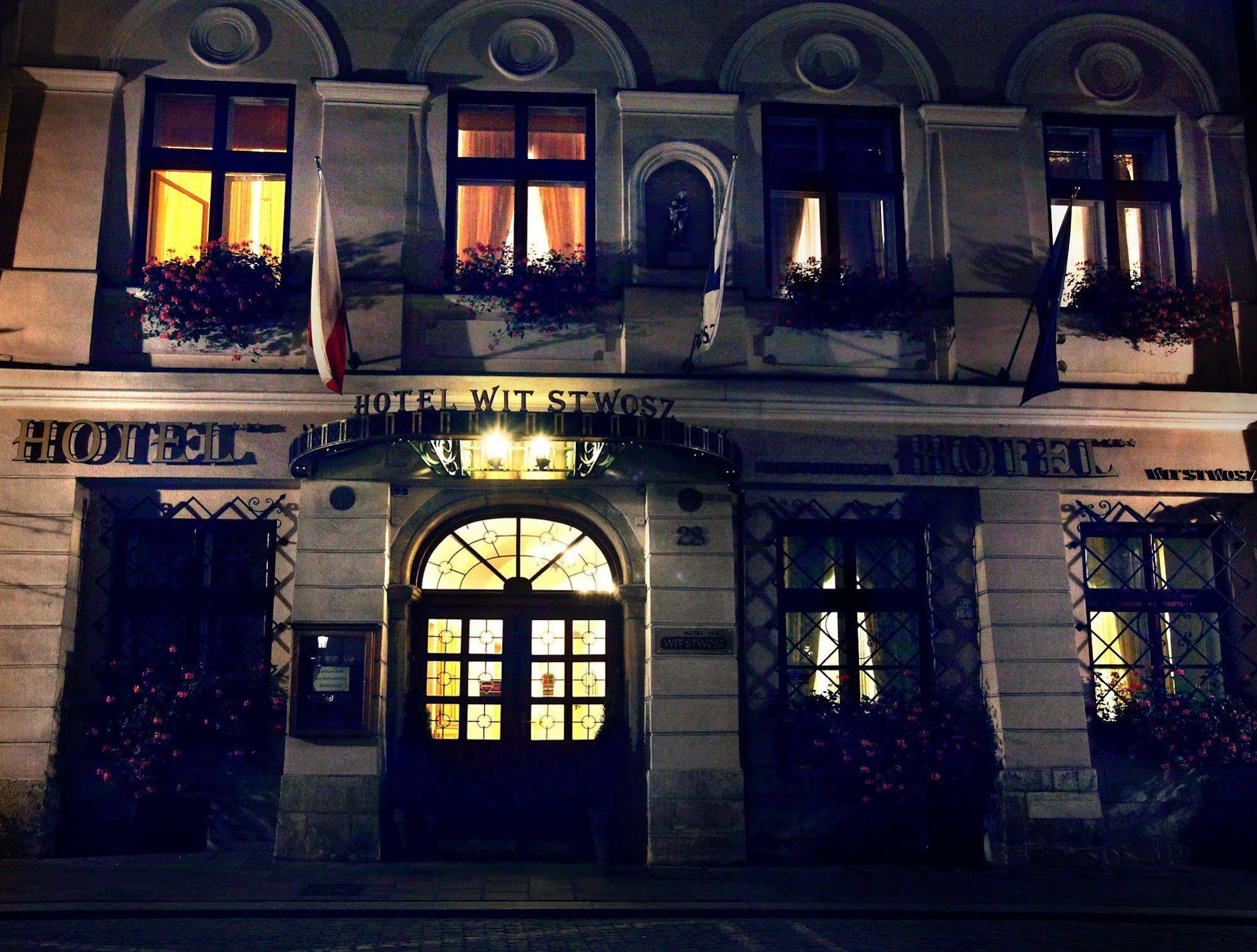 Hotel Wit Stwosz Cracovia Esterno foto